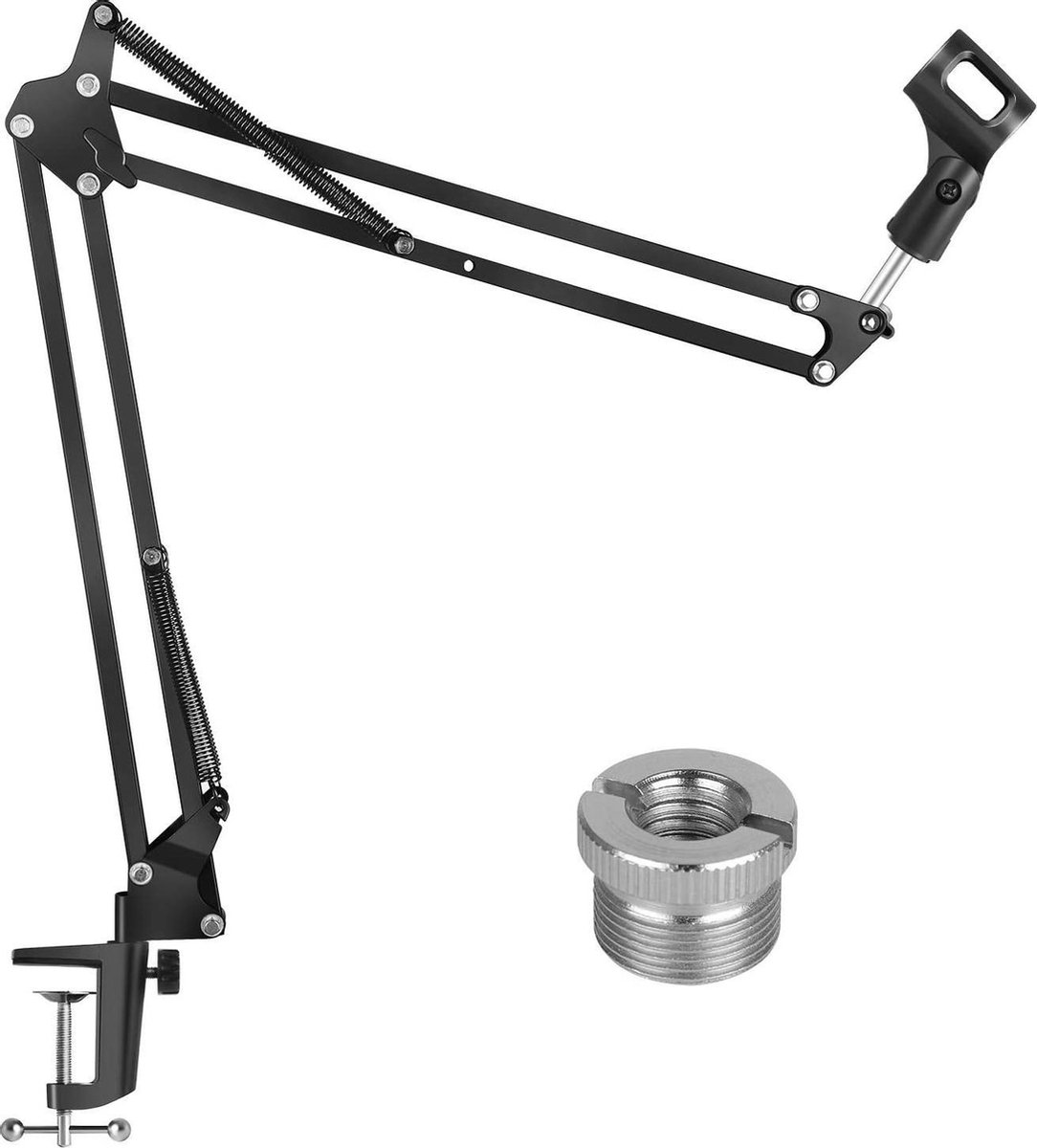 microfoon arm - Microfoonstatief - voor radio/studio - voor op tafel -  exclusief microfoon en popfilter