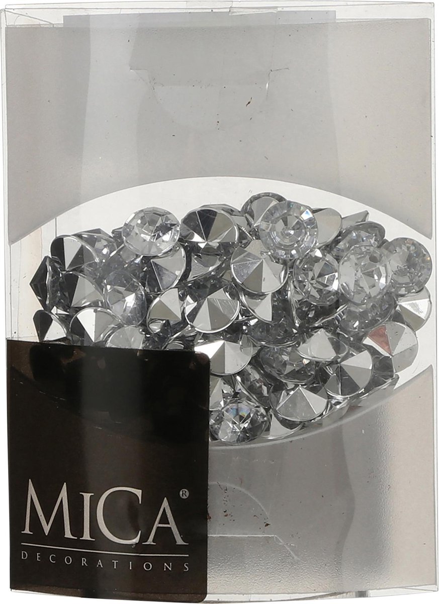 Mica Decorations Tafeldecoratie Diamanten 75 Ml Zilver