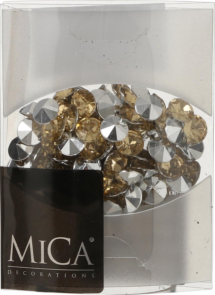 Mica Decorations Tafeldecoratie Diamanten 75 Ml Zilver/goud