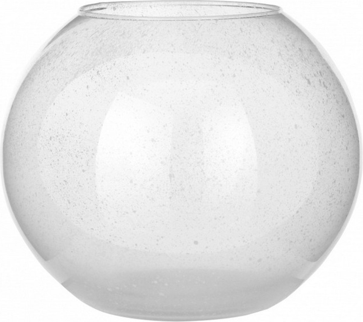 kerststolp 24 x 20 cm glas transparant