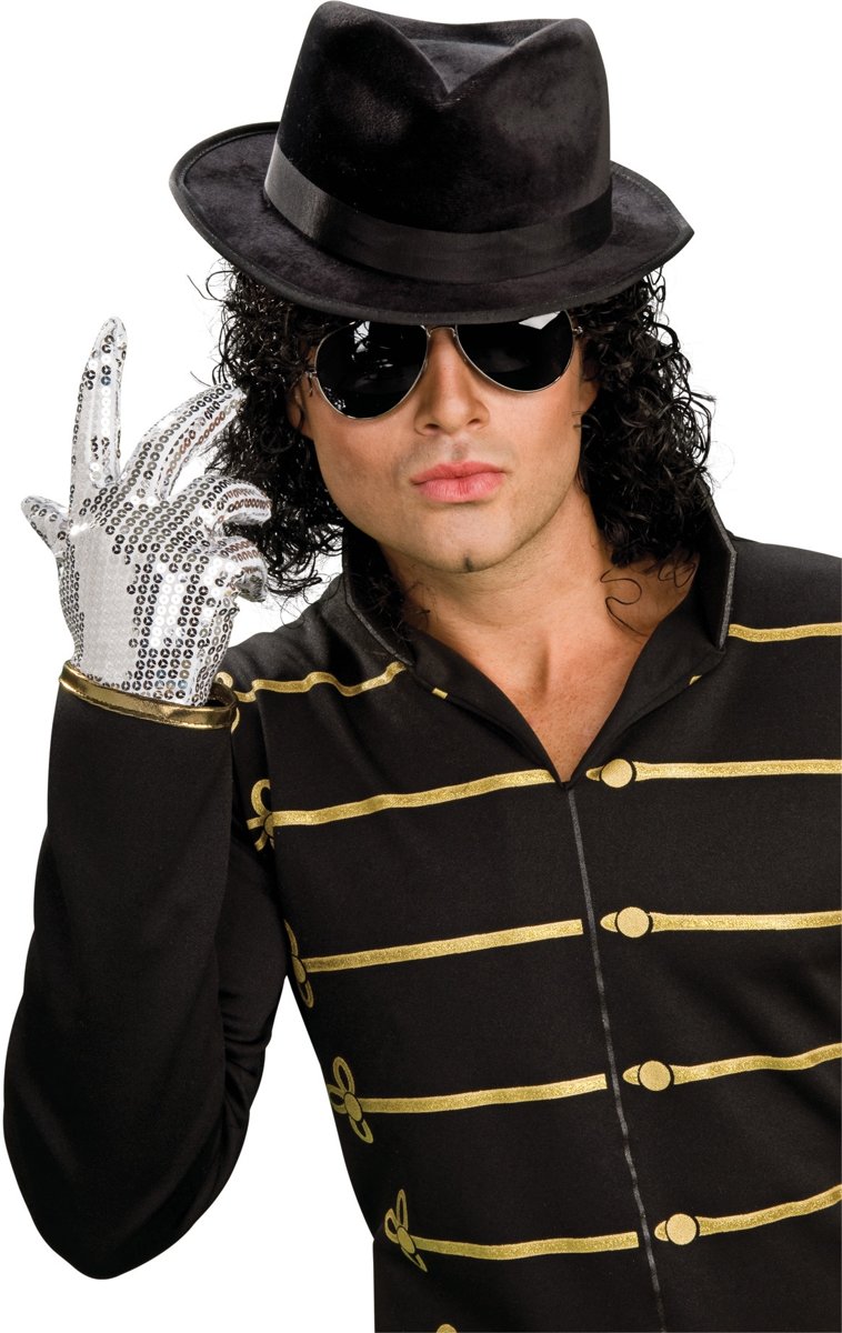 Michael Jackson ™ handschoenen voor volwassenen - Verkleedattribuut