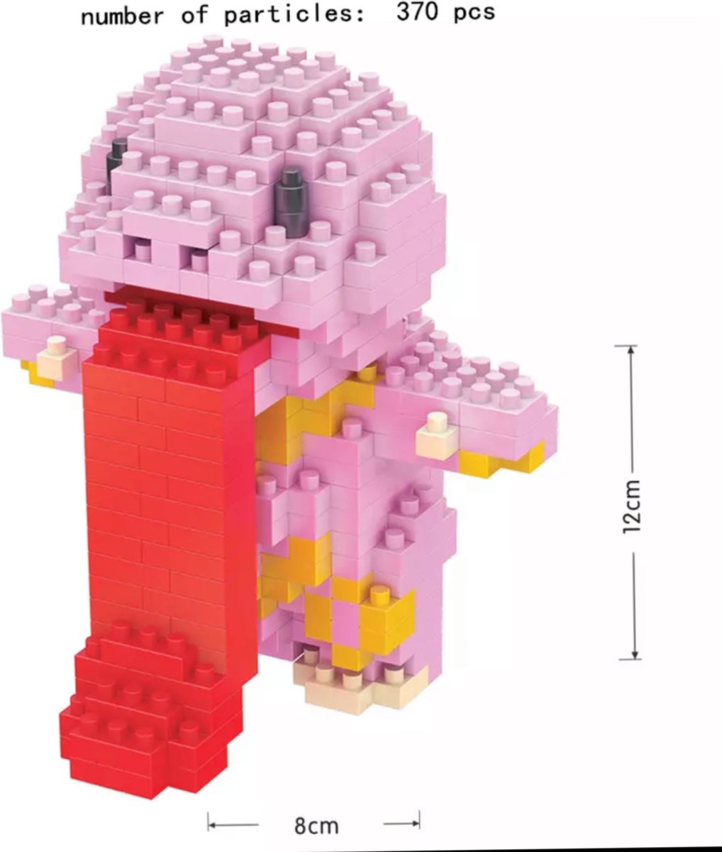 Pokemon Lego, Lickitung Microbrick, Lego Blokken, Pokemon Speelgoed, Pokemon Bouwset, Pokemon Blocks, Mega Construx, schoencadeautjes Sint