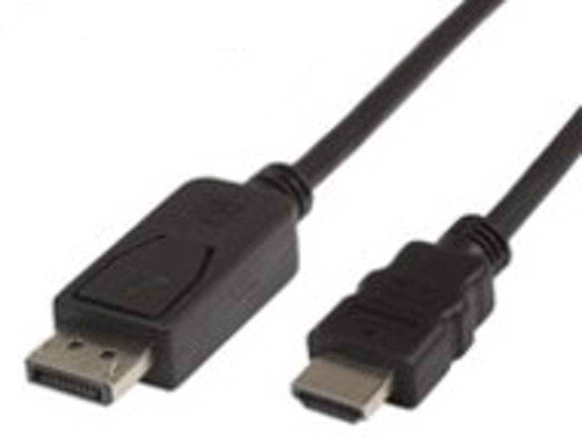 Microconnect - HDMI naar DisplayPort - 1 m - Zwart