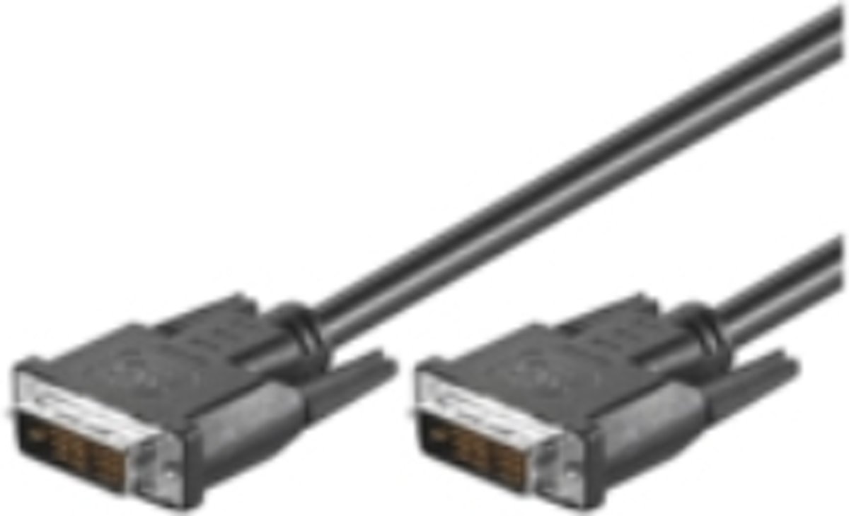 Microconnect 1m DVI-D M/M 1m DVI-D DVI-D Zwart DVI kabel