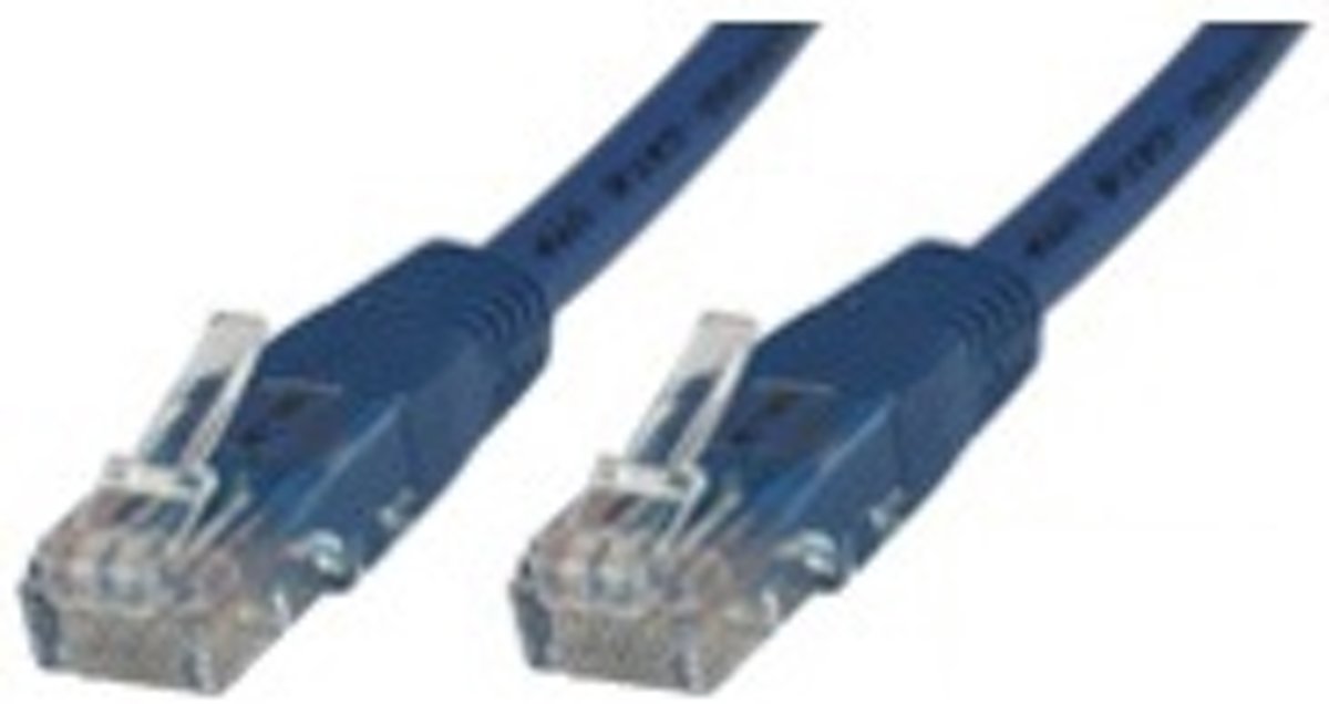 Microconnect B-UTP501B - Netwerkkabel - RJ45 - 1 m - Blauw