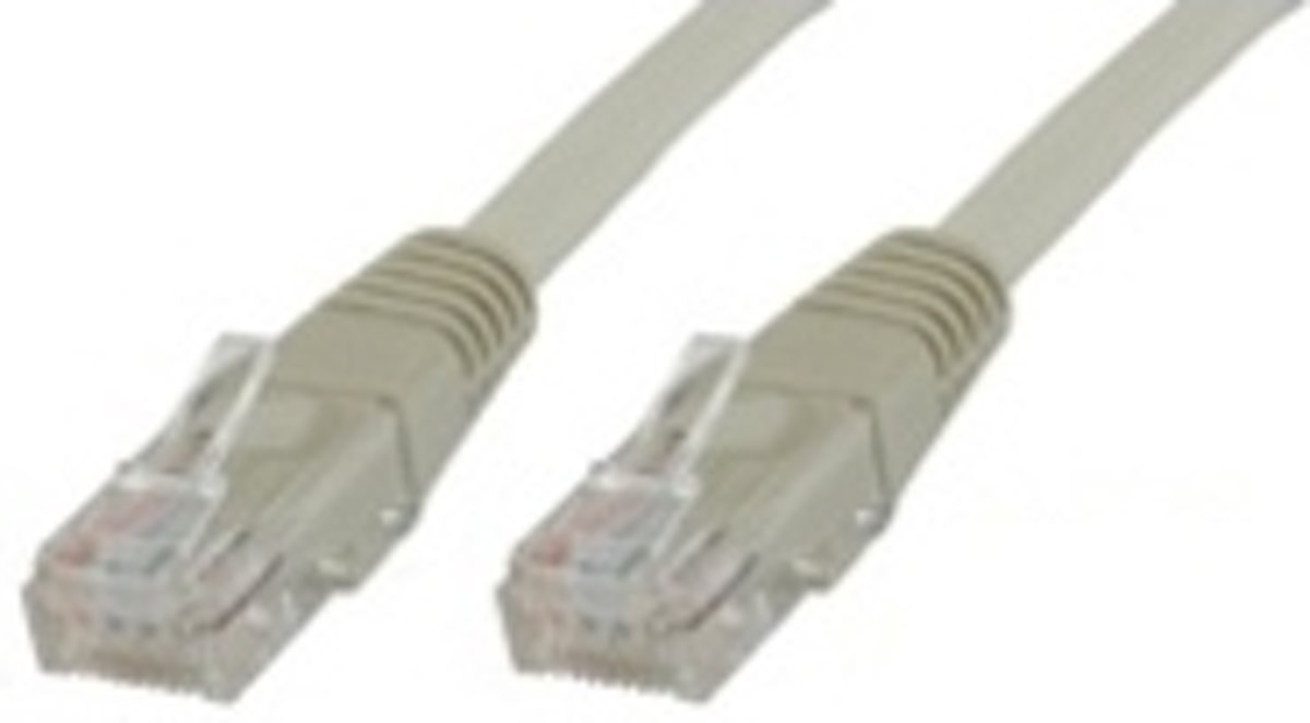 Microconnect CAT6 U/UTP 1m PVC 1m Cat6 U/UTP (UTP) Grijs netwerkkabel