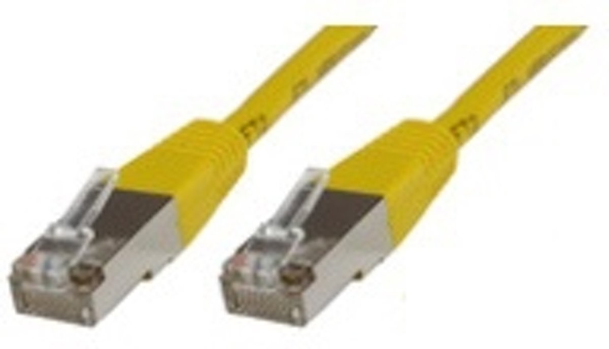 Microconnect Cat5e 1.5m 1.5m Geel netwerkkabel