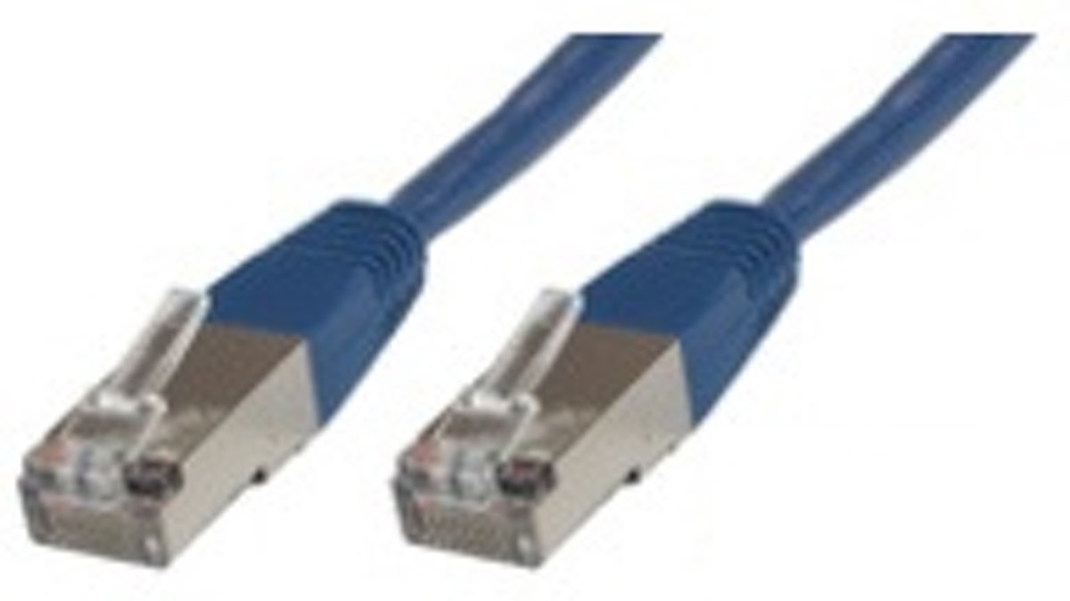 Microconnect Cat5e 1m 1m Blauw netwerkkabel