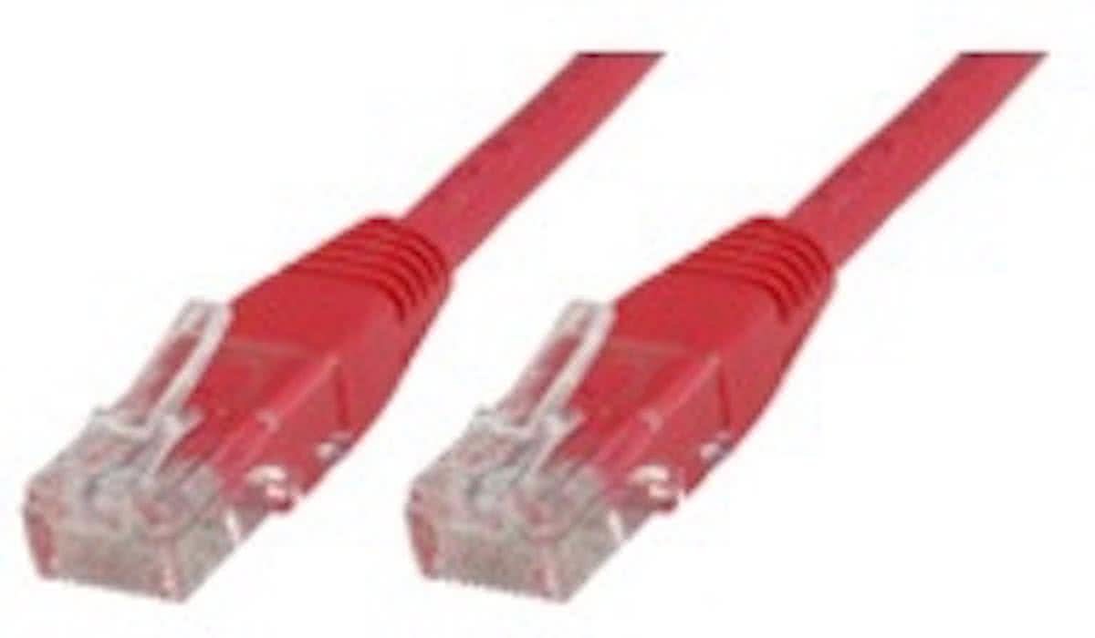 Microconnect Cat5e UTP 1.5m 1.5m Rood netwerkkabel