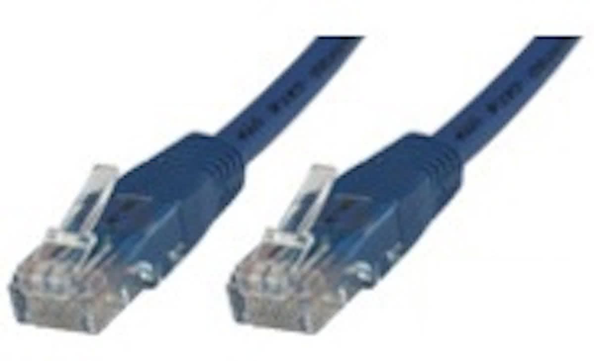 Microconnect Cat5e UTP 10m 10m Blauw netwerkkabel