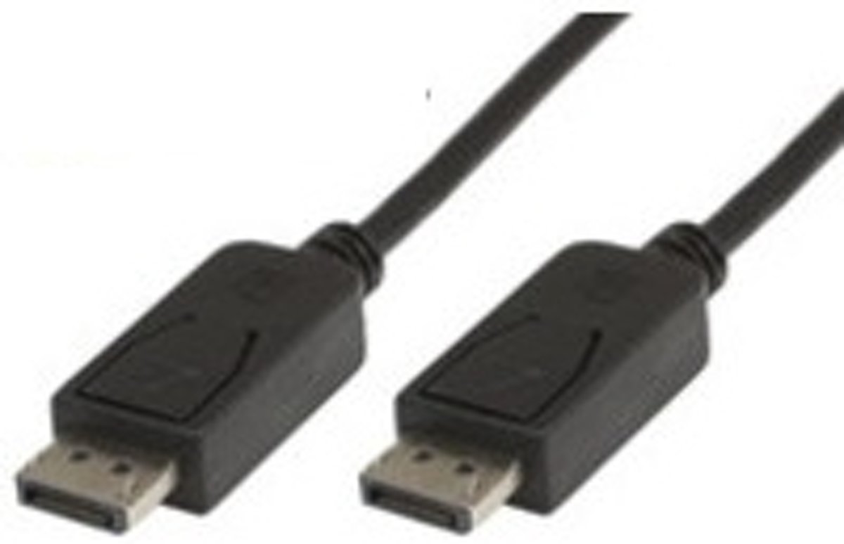 Microconnect DP/DP 1m 1m DisplayPort DisplayPort Zwart