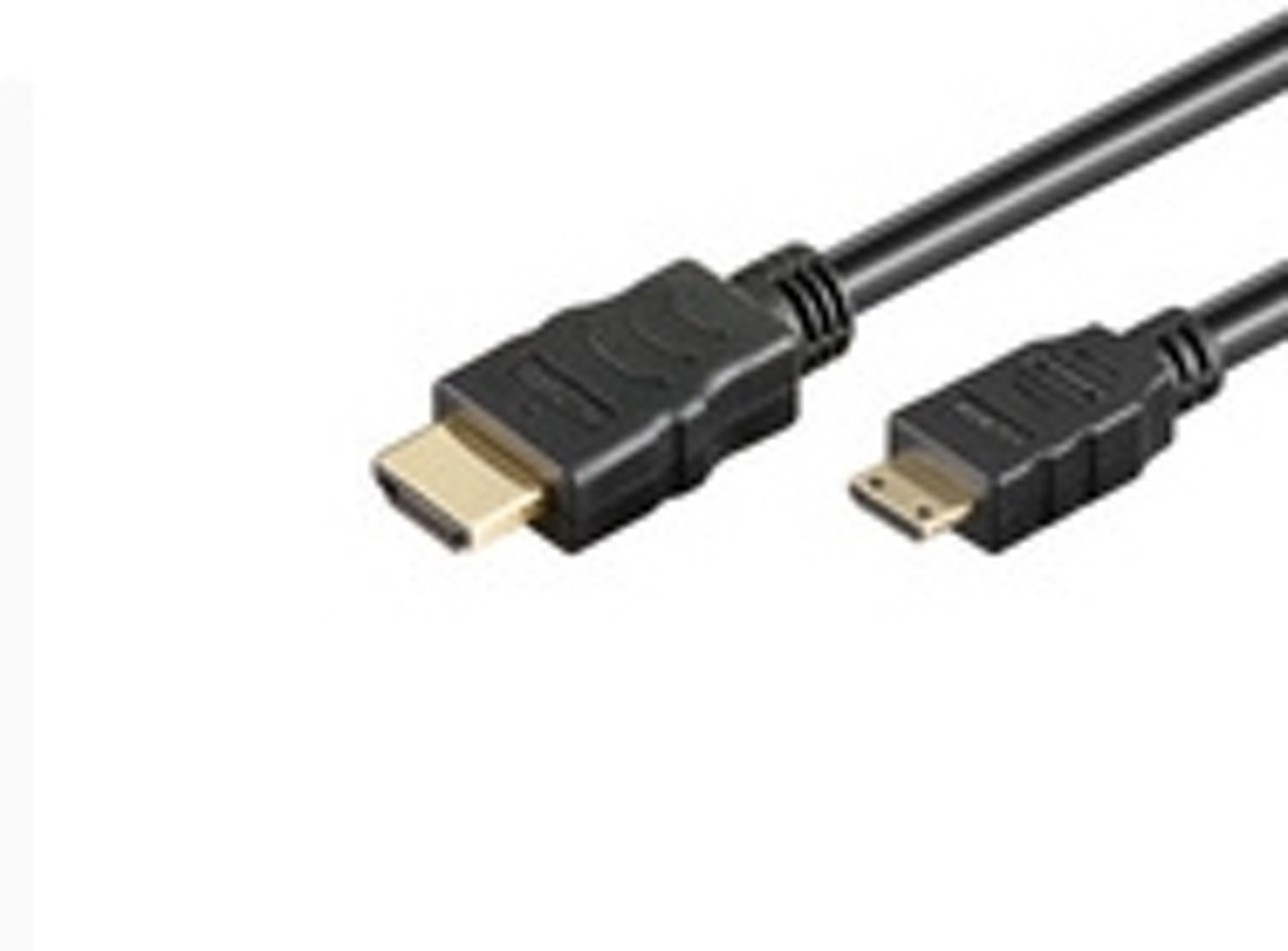 Microconnect HDMI, M/M, 1.5 m 1.5m HDMI Mini-HDMI Zwart HDMI kabel