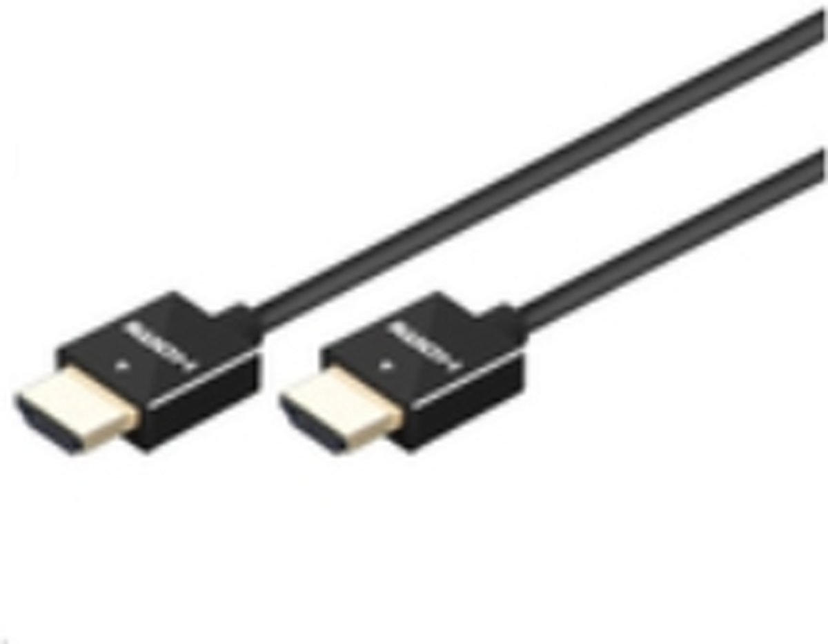 Microconnect HDMI 1.0m M/M 1m HDMI HDMI Zwart HDMI kabel