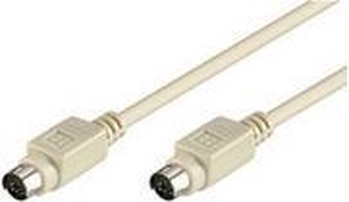 Microconnect IBM056 PS/2-kabel 2 m PS/2 M Mini Dim 6 M Wit