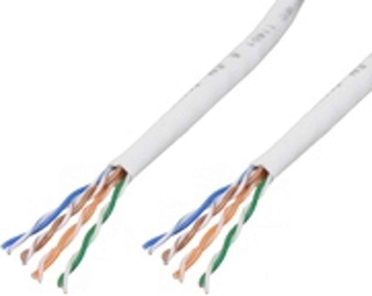 Microconnect KAB001-100 - Netwerkkabel - Zonder connector - 100 m - Grijs