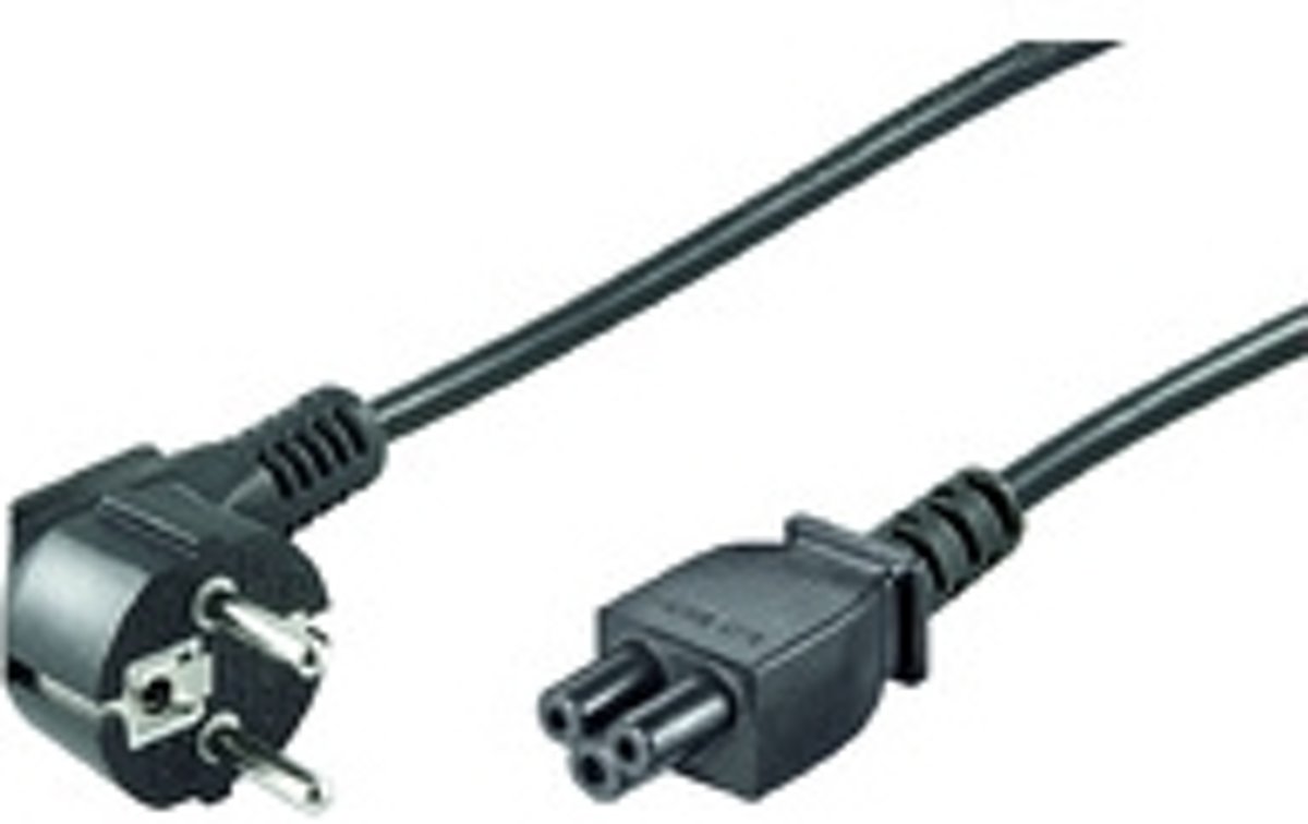 Microconnect PE010830 3m CEE7/7 C5 stekker Zwart electriciteitssnoer