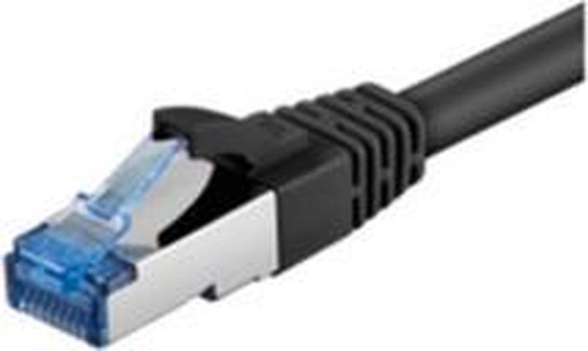 Microconnect SFTP6A005S netwerkkabel 0,5 m Cat6a Zwart