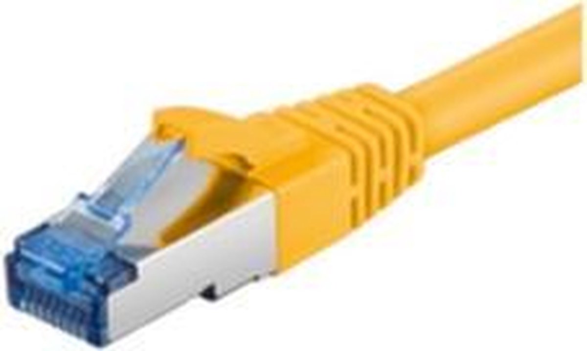 Microconnect SFTP6A005Y netwerkkabel 0,5 m Cat6a Geel