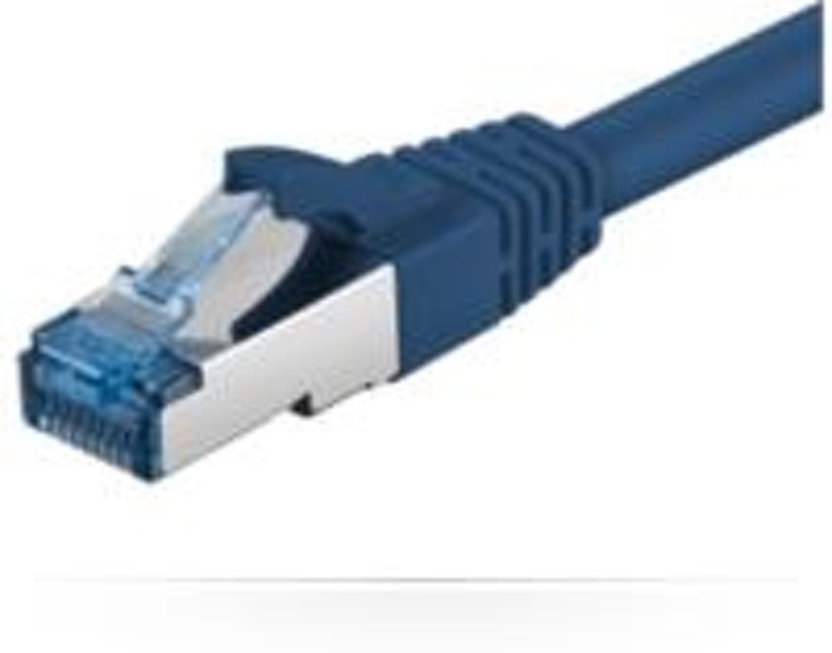 Microconnect SFTP6A01B - Cat 6 STP-kabel - RJ45 - 1 m - Blauw