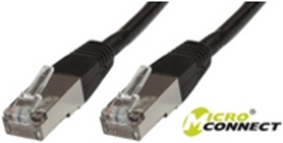 Microconnect SSTP CAT6 3M 3m Zwart netwerkkabel