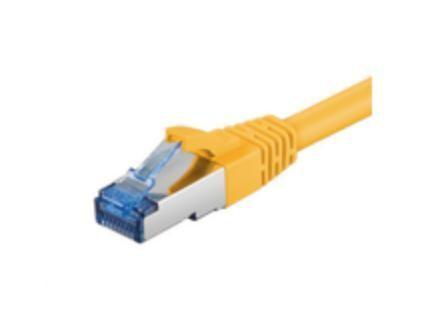 Microconnect SSTP Cat6A, 1m 1m Cat6a Geel netwerkkabel