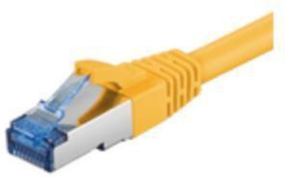 Microconnect SSTP Cat6A, 2m netwerkkabel Geel