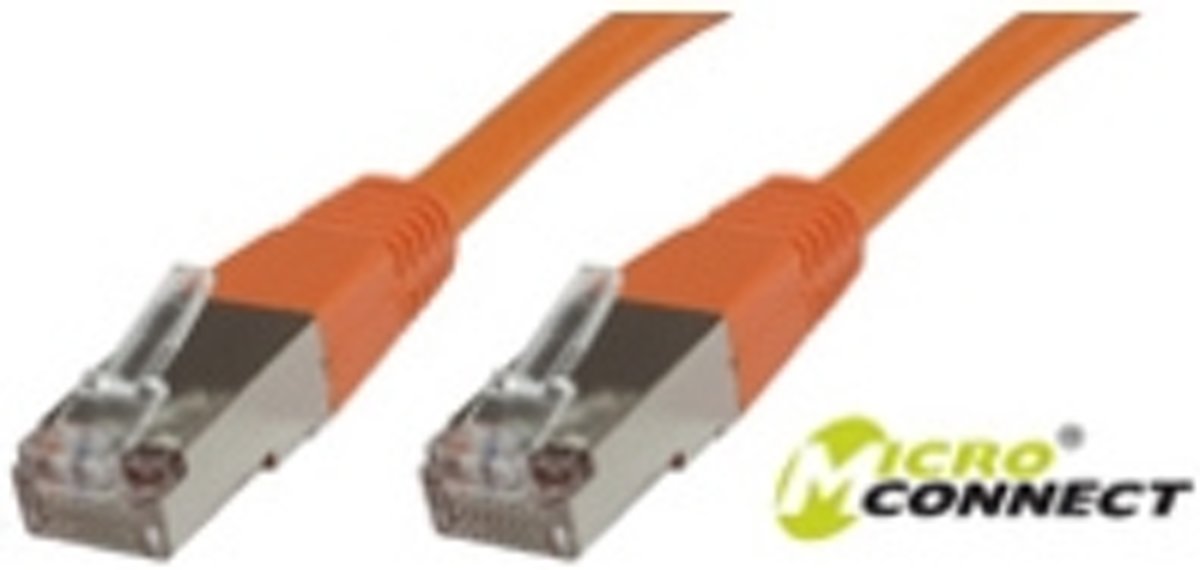 Microconnect STP CAT6 15M 15m Oranje netwerkkabel