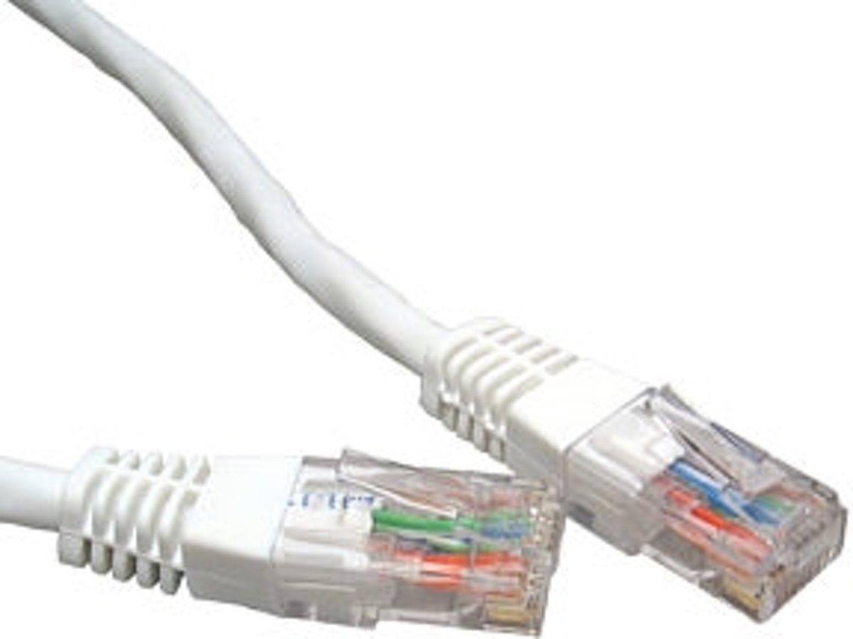 Microconnect UTP Cat6, 0.5m netwerkkabel 0,5 m U/UTP (UTP) Wit