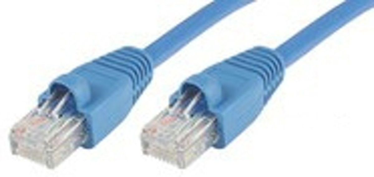 Microconnect UTP Cat6 7.5m Blue PVC 7.5m Blauw netwerkkabel