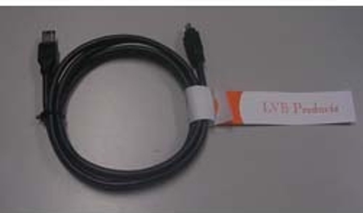 Micromel LVB5006 firewire-kabel Zwart 1,8 m