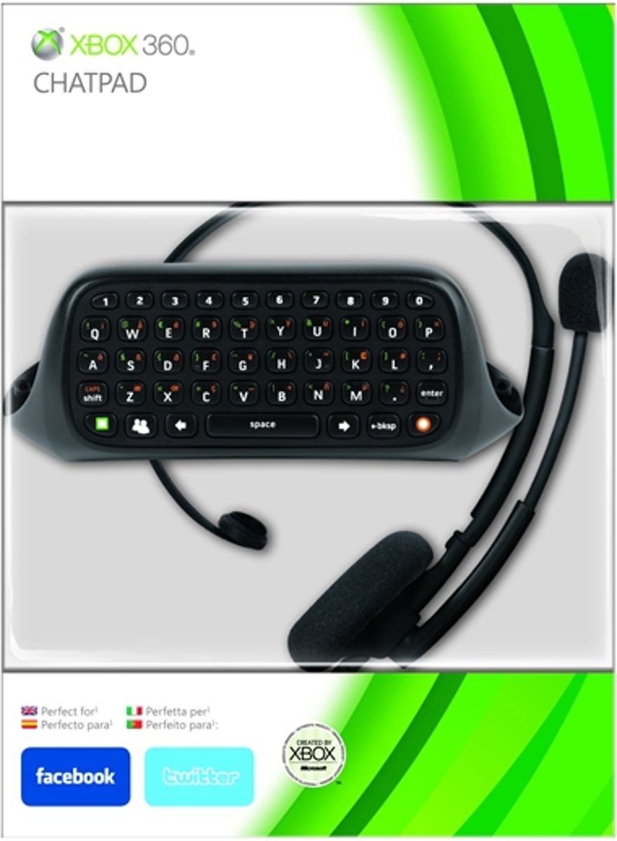 Microsoft Communicatieset Zwart Xbox 360