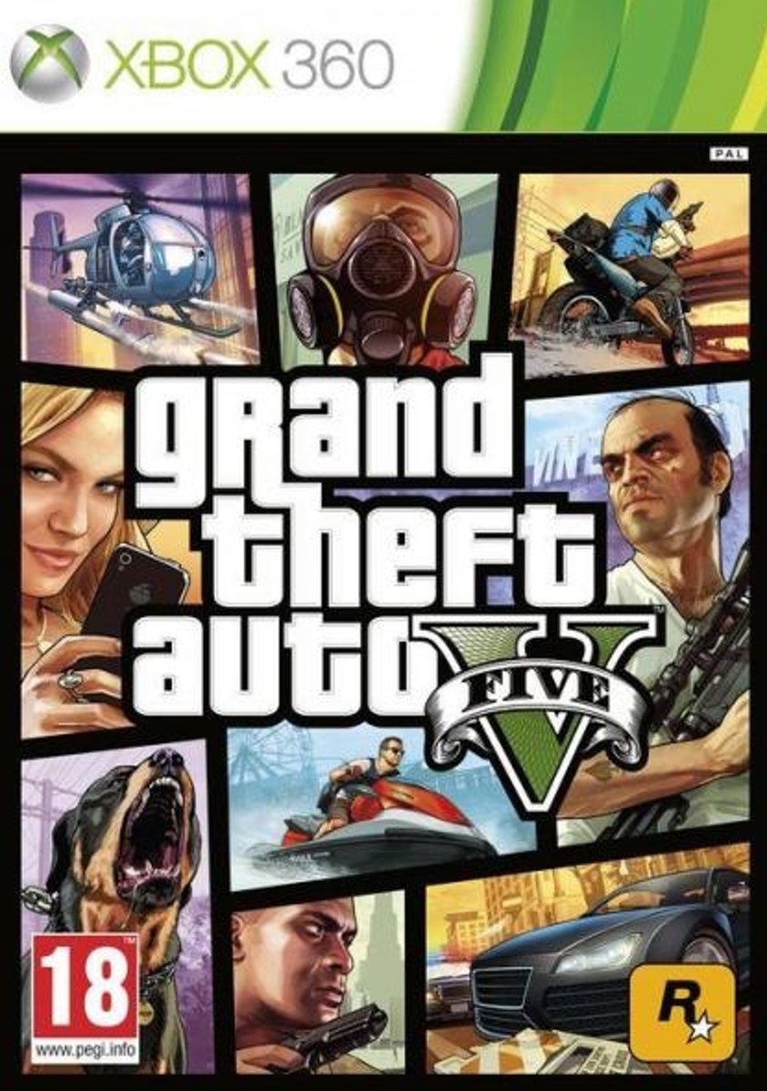 Microsoft Grand Theft Auto V, Xbox 360 Xbox 360 video-game