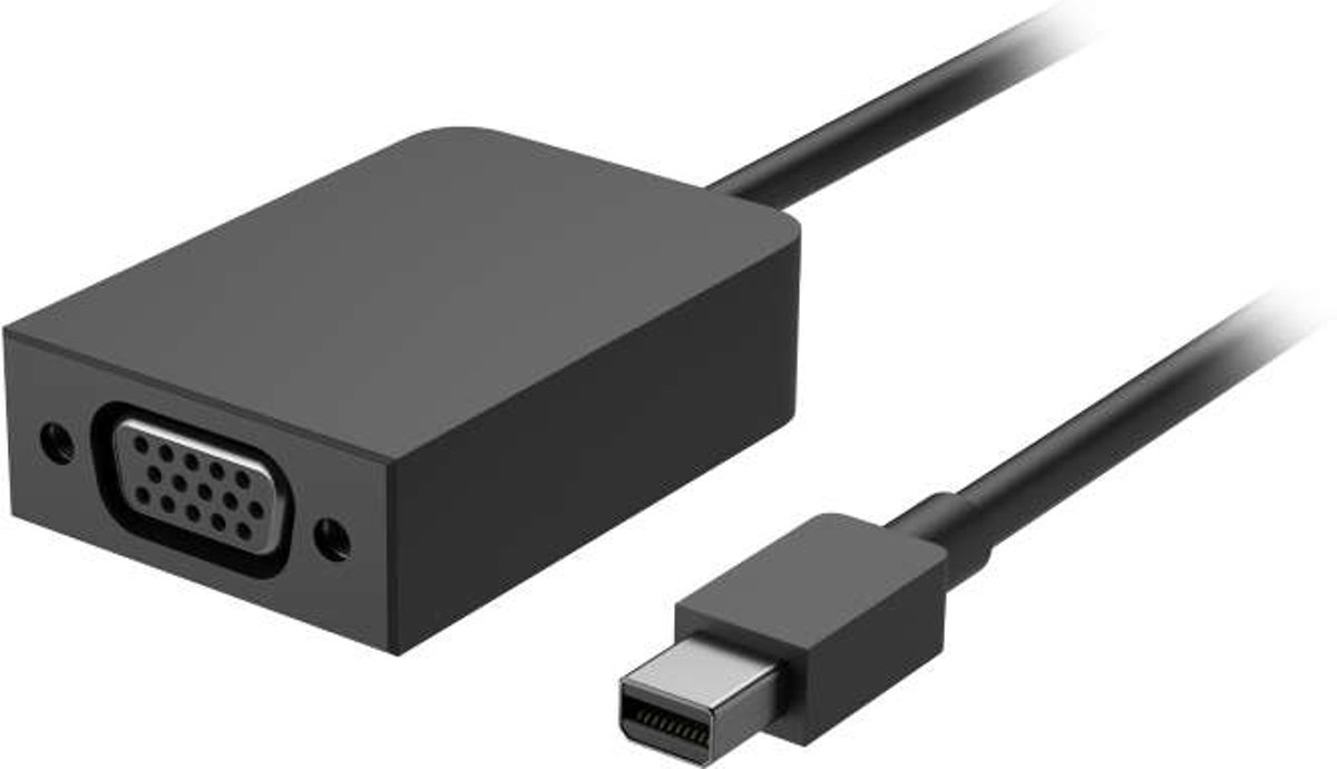 Microsoft Mini DisplayPort/VGA Mini DisplayPort VGA (D-Sub) Zwart