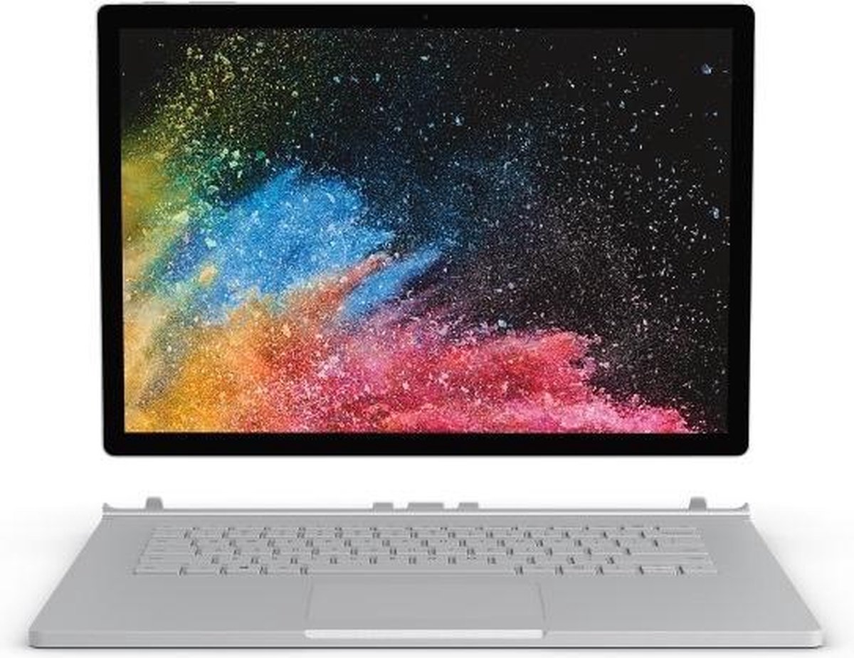 Microsoft Surface Book 2 Hybride (2-in-1) Zilver 34,3 cm (13.5) 3000 x 2000 Pixels Touchscreen Intel® 8de generatie Core™ i5 8 GB LPDDR3-SDRAM 256 GB SSD Wi-Fi 5 (802.11ac) Windows 10 Pro