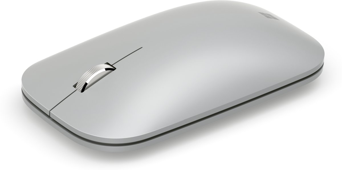 Microsoft Surface Mobile Mouse Bluetooth Ambidextrous Platina muis