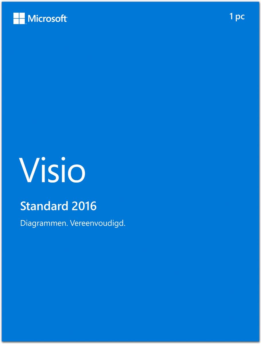 Microsoft Visio Standard 2016 (Dutch)