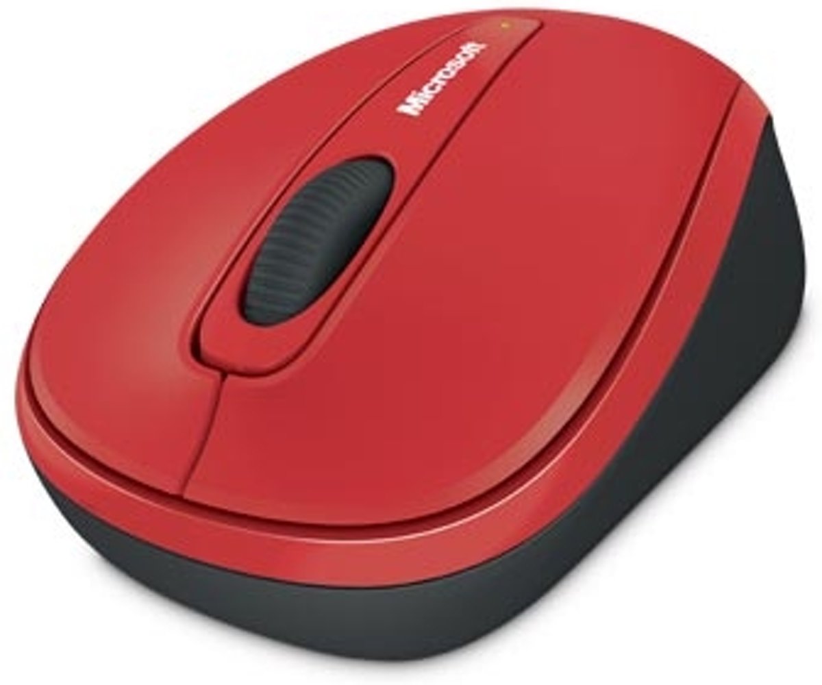 Microsoft Wireless Mobile 3500 - Draadloze Muis - Rood