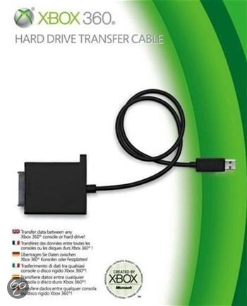 Microsoft Xbox 360 hard-drive transferkabel