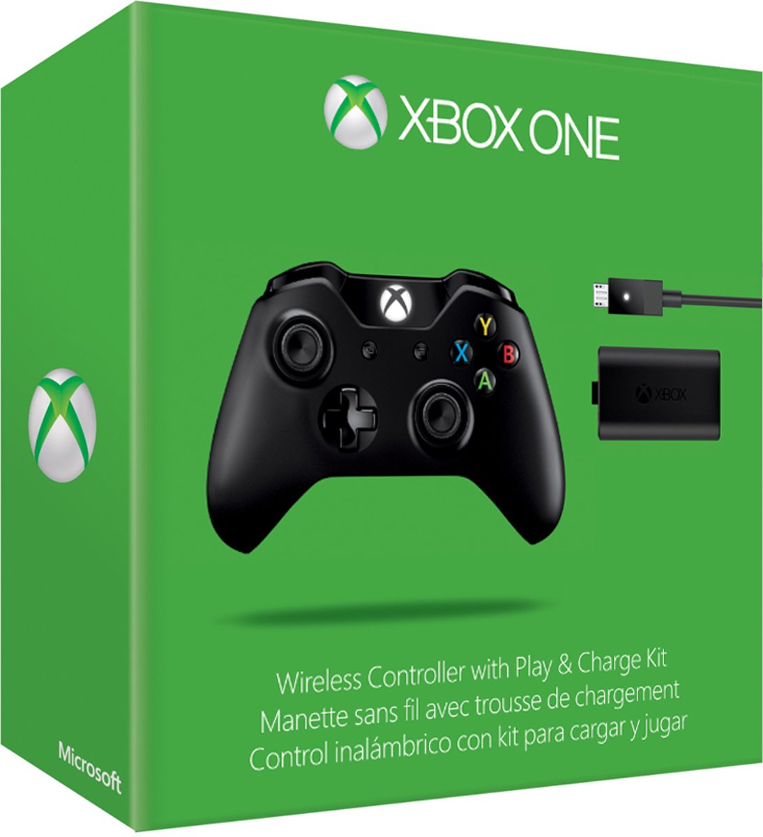 Microsoft Xbox One Wireless Controller met 3,5 mm headset-aansluiting + Oplaadkit