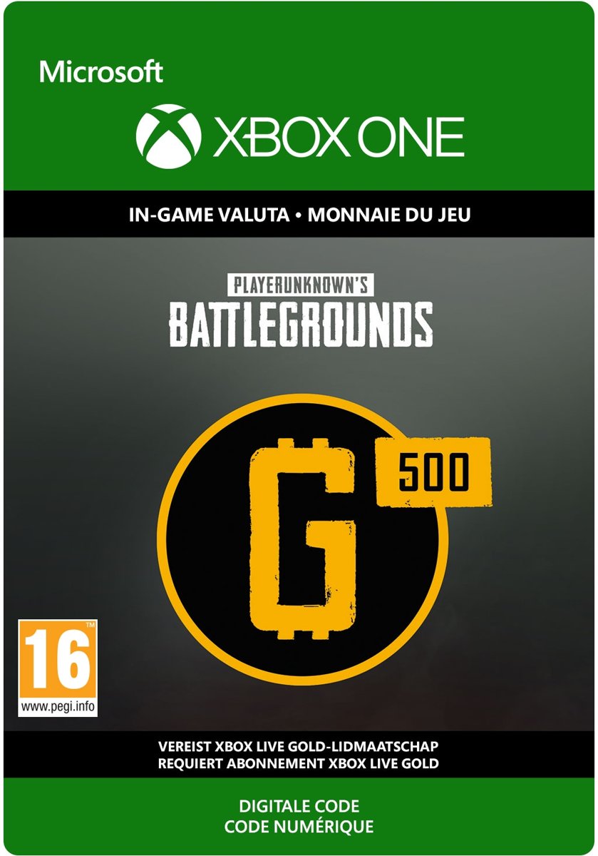 PlayerUnknowns Battlegrounds (PUBG) - 500 G-Coin - Xbox One Download