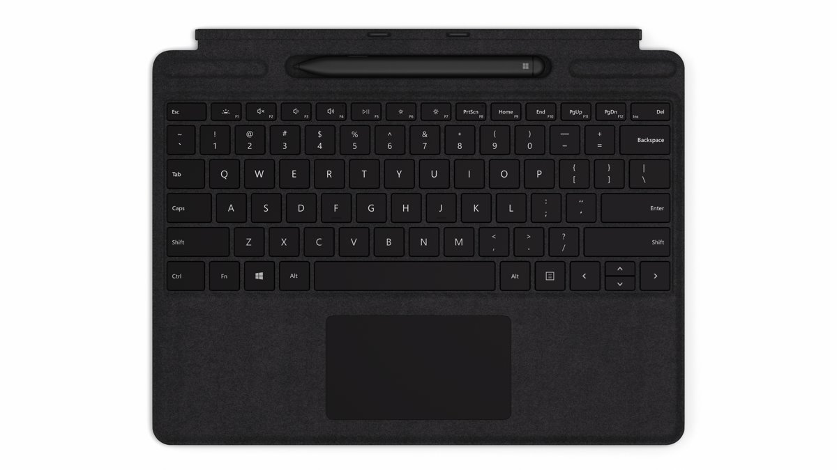 Surface Pro X Signature Type Cover Met Slim Pen - LTE - Zwart