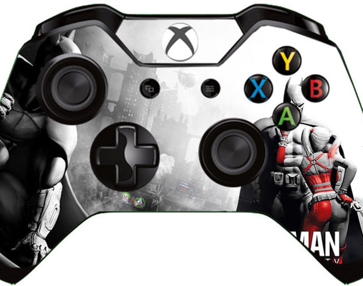 Xbox One Controller Skin Sticker - Batman Arkham City and Harley Quinn