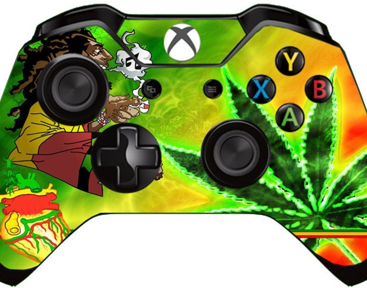 Xbox One Controller Skin Sticker - Bob Marley Weed