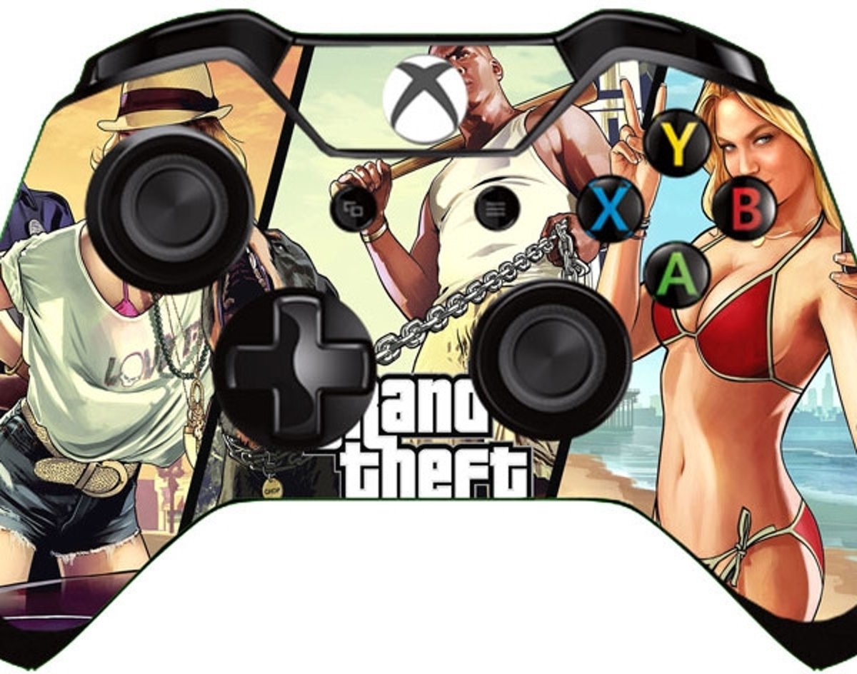 Xbox One Controller Skin Sticker - Grand Theft Auto V Icons