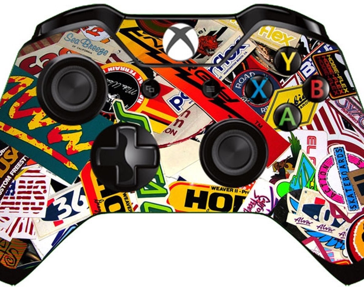 Xbox One Controller Skin Sticker - Skateboard Stickers Smash