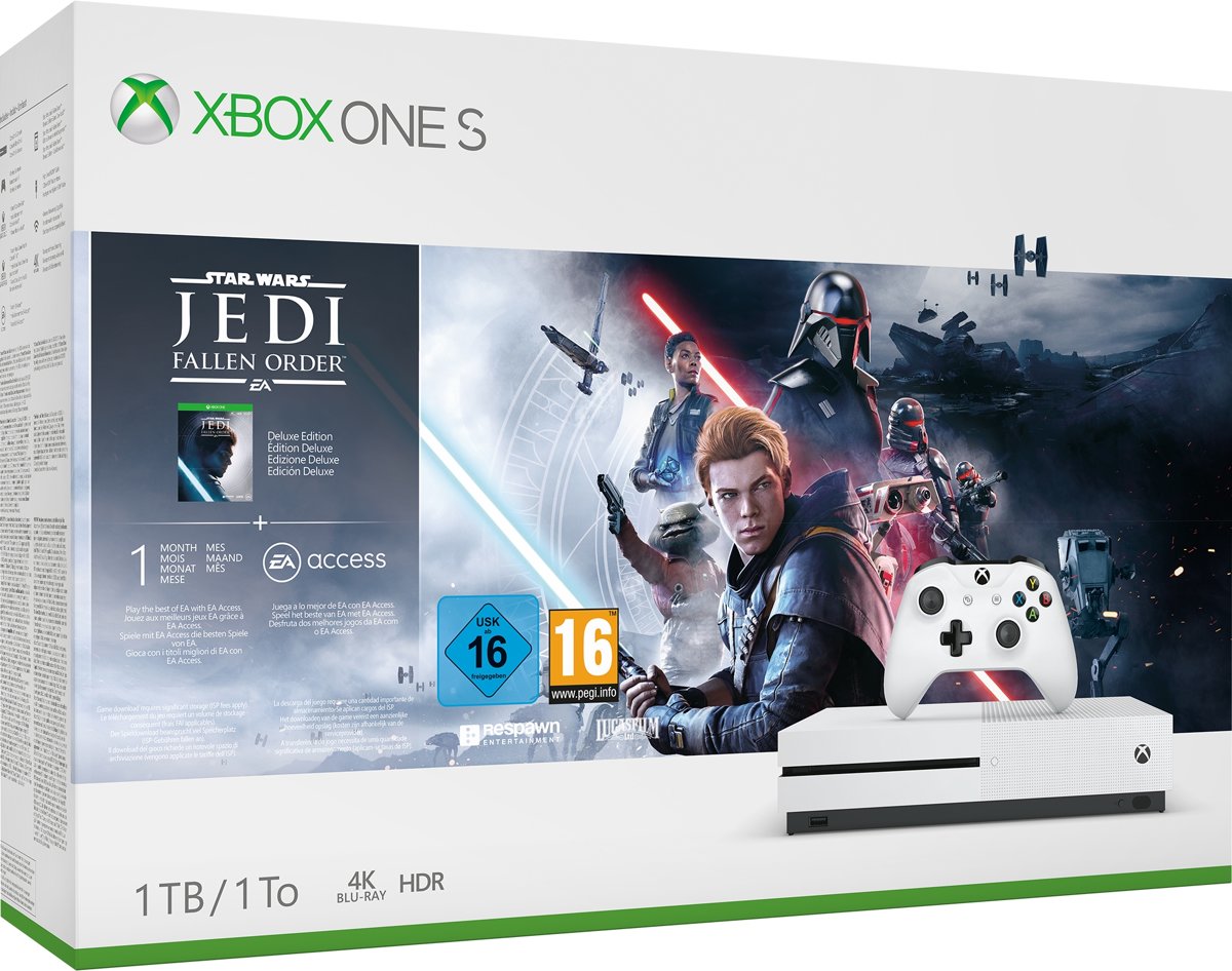 Xbox One S 1TB + Star Wars Jedi: Fallen Order