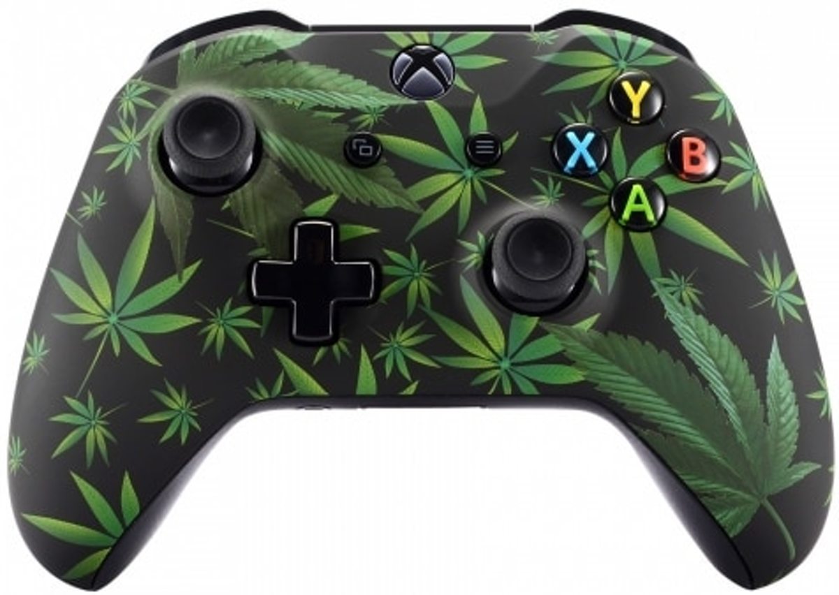 Xbox One S Custom Cannabis Wiet Controller