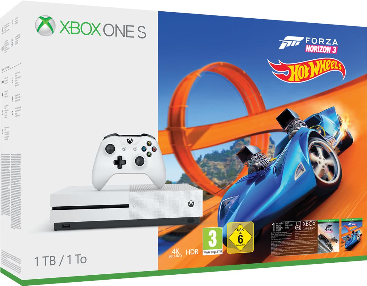 Xbox One S Forza Horizon 3 Hot Wheels console - 1 TB