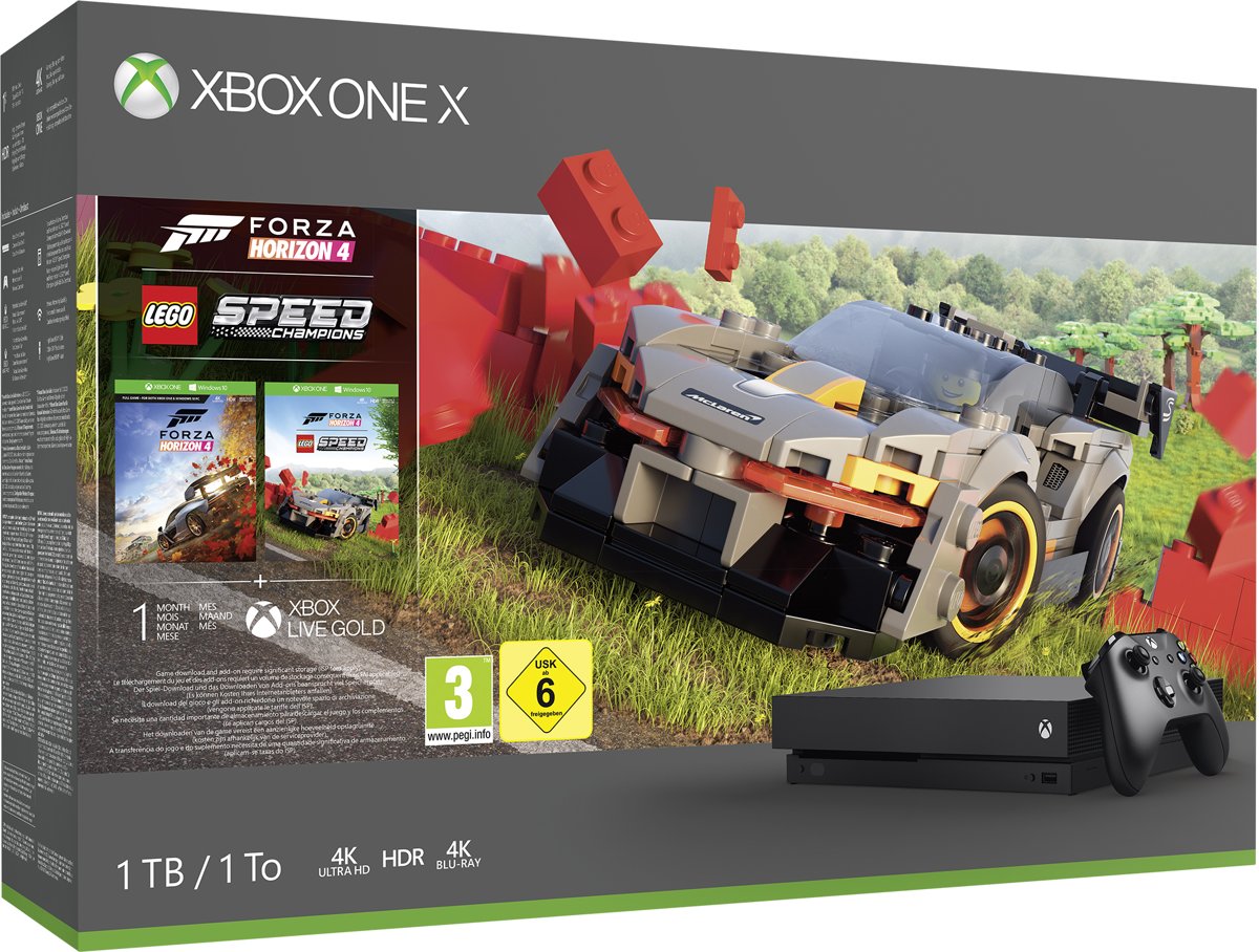 Xbox One X 1TB + Forza Horizon 4 + Lego DLC