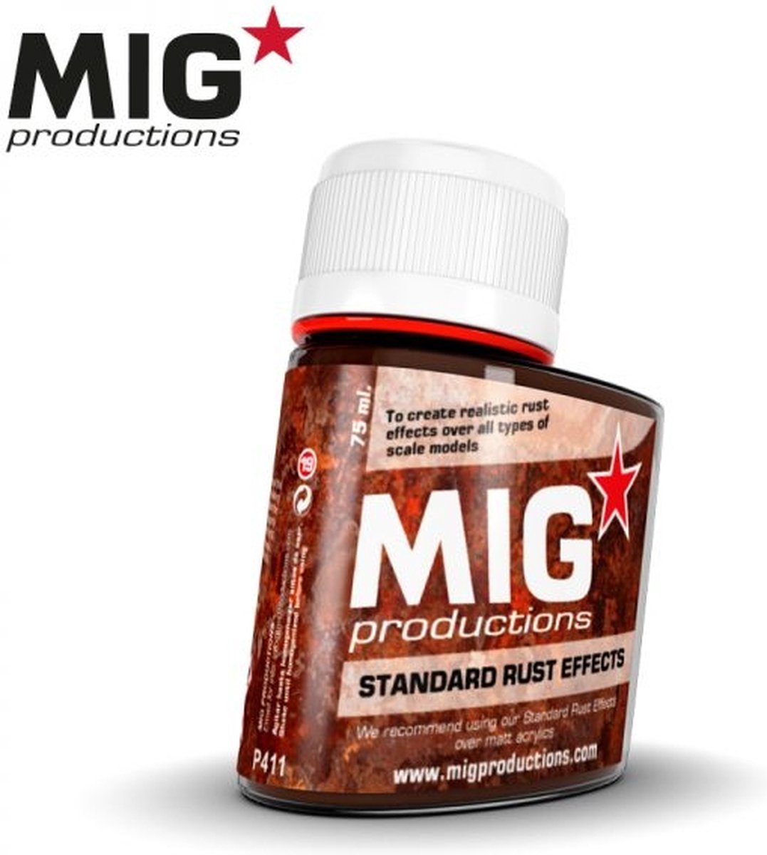 MIG Productions - P411 - Standard Rust Effects - 75ml -